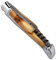 Laguiole Actiforge - Couteau Laguiole -Manche en bois de genévrier avec tire-bouchon et mitres en inox