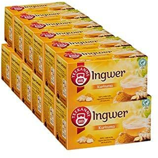 Teekanne Teekanne harmonisierender Ingwer-Kurkuma, 12er Pack, 12 x18 Teebeutel (12 x 32,4 g)