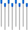 24 Stück 2,75 Zoll Kugelschreiber Minen für Diamant Kristall Stylus Stifte