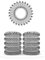 10er Set Spiral Haargummi - Haargummis für weniger Spliss und gebrochene Haare - Haargummi Spirale für feine Haarpartien - Telefonkabel Spiralhaargummi, transparent, 3,5 cm