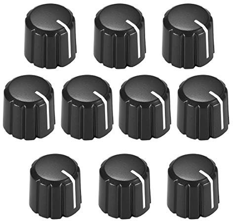 uxcell Potentiometer Drehknopf aus Kunststoff, a19032800ux0801, 6mm-10pcs-B