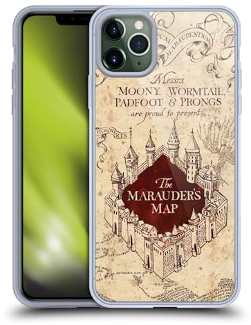 Head Case Designs Officially Licensed Harry Potter The Marauder's Map Prisoner Of Azkaban II Gel Case [Military Grade Protection] Compatible With Apple iPhone 11 Pro Max