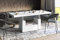 designimpex HM-111 Couchtisch Weiß Hochglanz ausziehbar höhenverstellbar 120/170cm Schublade modern vielseitig Wohnzimmertisch Esstisch Beistelltisch Sofatisch platzsparend hochwertig Wohnzimmer
