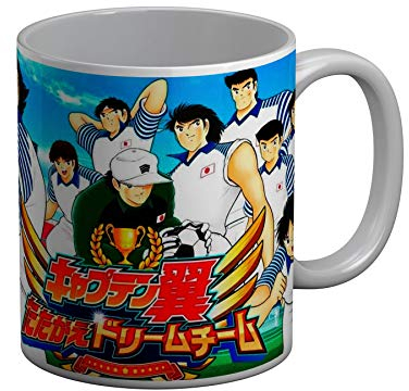 French Unicorn Mug Tasse Olive et Tom Dessin Animé Captain Tsubasa Star Foot Japon