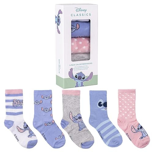 Disney Jungen Stitch Socken 5er Pack Socken