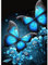 AIRDEA DIY Blauer Schmetterling Diamond Painting Set Erwachsene Kinder, Blumen Diamant Painting Bilder 5D Fantasie Diamant Kunst Diamant Malerei Set Cross Stickerei Malerei Kits für Heimdekor 30x40 cm