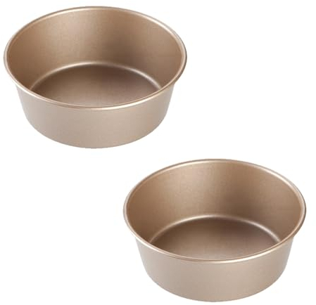2PCS Ramekins for Air Fryer,Air Fryer Egg Moulds,4'' Ramekins for Air Fryer,Egg Ring Molds for Baking,Non Stick Moulds for Fried Egg Muffin Sandwiches,Breakfast Household Kitchen Cooking Tool