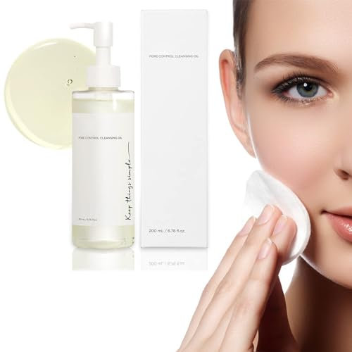 Reinigungsöl Zur Porenbekämpfung,200ml Gesichtsreinigungsöl Kontrollieren,Reinigungsöl Zur Porenbekämpfung,Reinigungsöl,Milde Gesichtsreiniger,Reinigung Und Entfernung Von Verunreinigungen