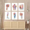 YLHKME Menschliche Anatomie Organ Bilder Leinwand Malerei, Vintage Wandbilder Wohnzimmer Schlafzimmer Deko Poster Kunstdrucke,Ohne Rahmen (B-Rahmenlos,6X40X50CM)