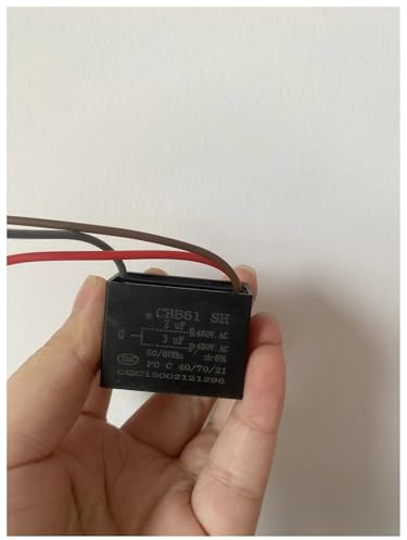 Ceiling Fan Capacitor CBB61 2+3UF 3 Wire 450V 50/60Hz electronic starter Running Capacitor EKFBQBGW(1PCS)