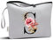Vavabox A-Z Personalisierte Kosmetiktasche-Geburtstagsgeschenke Für Frauen, Mütter, Beste Freundinnen Und Brautjungfern (S, Grau)