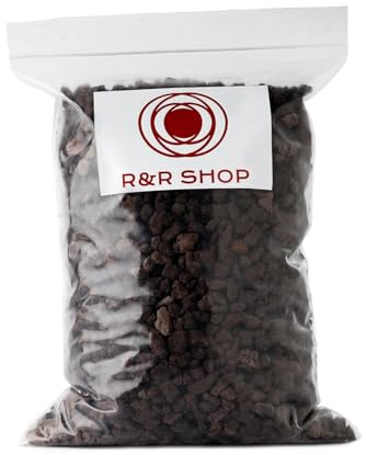 R&R SHOP – Lavastein, 100% natürlich, pH-neutral, ideal für Keimung, Belüftung, verbessert das Pflanzenwachstum, 5-15 mm (5L)