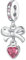 Mar's Designs - Charm nœud avec cœur rose | Cadeaux originaux pour femme | Pendentifs pour femme | Compatible bracelet Pandora Charm | Cadeau d'amitié, petite amie |, perro, Argent sterling 925,