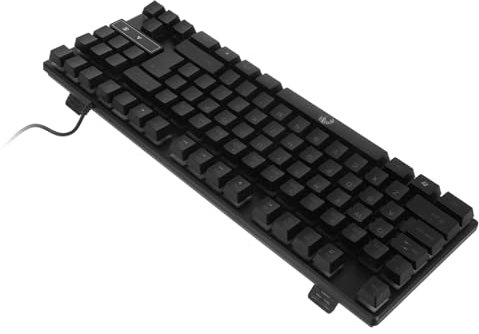 TINEASUR Electrónico De 87 Teclas Mecanico Cable para Hogar Oficina y Universidad