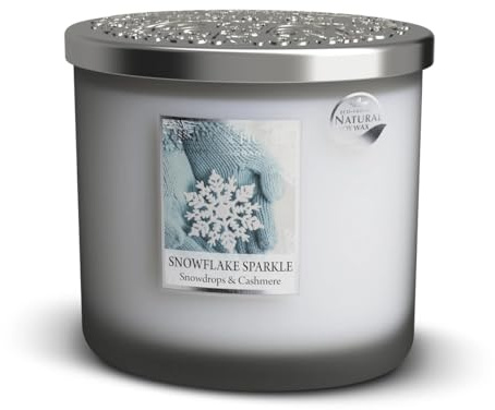 Heart & Home Twin Wick Candle (Snowflake Sparkle)