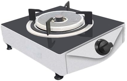 GCGC Gasherd, Infrarot-Brenner, Desktop-LPG, Tragbarer Gaskocher Mit Automatischer Flammendurchschlagschutzvorrichtung 3,8 KW, for Outdoor-Camping, Zuhause, Wohnung