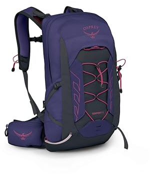 Osprey Tempest 11 Leichter Wanderrucksack für Damen, Deep Fig Hotspot Pink, 11 L, Klassisch