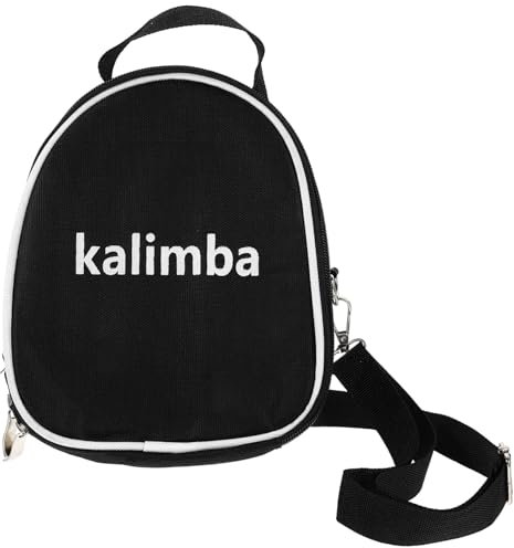 BESTonZON 1stück Tragbare Kalimba Aufbewahrungstasche Aus Wasserfestem Oxfordstoff Schultertasche Für Musikfreunde Handtasche Für Sichere Aufbewahrung Von Kalimba Und Daumenpiano Schwarz