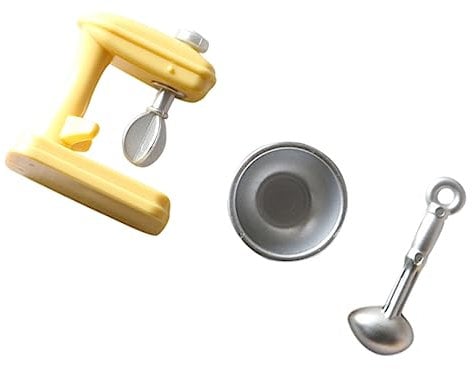 Warmhm Mini Mixer Model Toy Kitchen for Boys and Girls Realistic Miniature Figurine Home Decor Safe Material Random Color