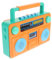 FRCOLOR Jouet Radio Fausse pour Garçon et Filles Mini Radio Éducatif 1 Pièce Design de Dessin Animé Jouet Interactif et Coloré pour Apprentissage et Amusement
