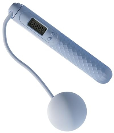 Corda per saltare ponderata per adulti con cavo in acciaio pesante Salto digitale professionale con contatore Indoor Jumping Attrezzature per corda da salto indoor