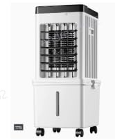 4-in-1 15L Evaporative Air Cooler with Remote Control, Portable Air Cooler with 3 Fan Speeds, 7H Timer & LED Display, Large Capacity Cooling Fan with Ice Packs & Oscillation
