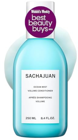 SACHAJUAN Ocean Mist Volume Conditioner 250 ml, For Volume, Texture & Strength. Perfect For Fine Hair With Ocean Silk Technology. Leaves Hair Shiny and Strong, Free From Parabens.