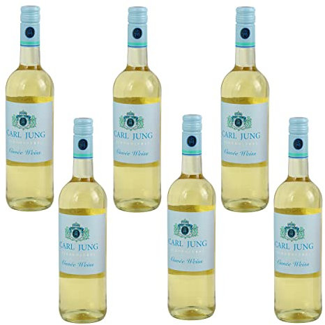 6x CARL JUNG SELECTION WEIß ALKOHOLFREI WEIßWEIN 0,75L DEUTSCHLAND Incl. Goodie von Flensburger Handel