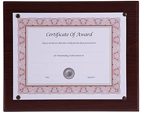 Award Plaque 13 x 10.5 Walnut