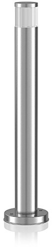ledscom.de LED Wegelicht/Pollerleuchte PILLAR für außen, IP54, 48 cm, aluminium, warmweiß
