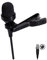 J K Pro Lavalier Lapel Microphone MIC-J 017 Unidirectional Condenser Microphone Compatible with Shure Wireless Bodypack Transmitter