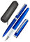 Online Schreib-Set Eleganza I enthält Kugelschreiber, Füller, Echt-Lederetui I Farbe Satin Blue I 3-teilig I in hochwertiger Geschenkbox I Füllhalter für Standardpatronen 34645, 1 stück (1er Pack)