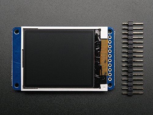 Adafruit Zubehör 1,8 Color TFT LCD mit microSD Breakout - SPI, IR, Einplatinen-Computer, Header, Montage-Material
