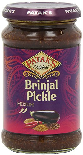 PATAKS Aubergine Pickle 312g (Pack of 2)