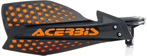 Acerbis Poignées de guidon Noir/orange Plastique Accessoires Moto de rue