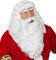 W WIDMANN MILANO Party Fashion 46943 - Perücke Deluxe Weihnachtsmann, grau, mit Bart und Schnurrbart, Nikolaus, Weihnachten, Karneval, Mottoparty