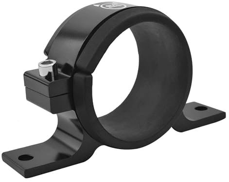 EVIL ENERGY 60mm Car Fuel Pump Fuel Filter Mounting Bracket Single Clamp Cradle Universal Black