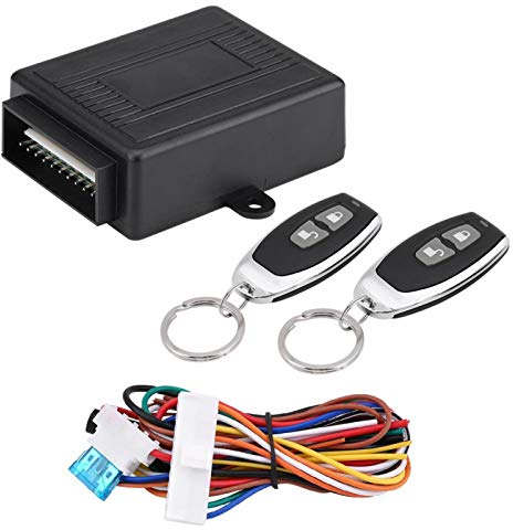 KIMISS Kit universale per di accesso senza chiave, Kit per telecomando con chiusura centralizzata per serratura universale per auto di accesso senza chiave