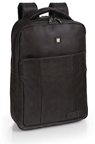 GABOL Status Herrenrucksack (1 Stück), schokoladenbraun, L, Vintage