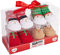 BRUBAKER 4 Paar Babysocken Jungen Mädchen 0-12 Monate - Baby Weihnachtssocken Geschenkset für Neugeborene in Geschenkverpackung mit Schleife - Weihnachten