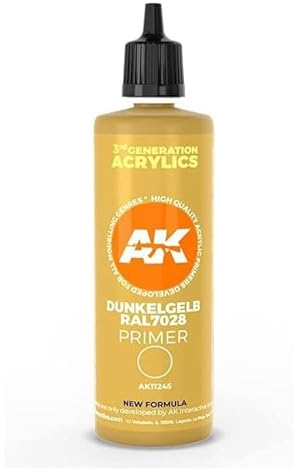 AK AK11245 Dunkelgelb RAL 7028 dark yellow surface Primer (100ml) 3GEN