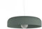L+ Lustre suspendu en métal de forme cylindrique pour salon, cuisine moderne, diamètre 40 à 50 cm (couleur vert iceberg)