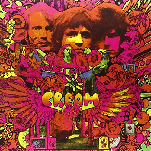 Poster Cream Eric Clapton Tasche Artwork Album Disreali Gears Rock Vintage