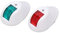 Fyearfly Boots Navigationslichter, 2 Stück DC12V-24V Yacht Signallichter Marine Navigationslichter Boots Buglichter LED Bootslichter Rot Grün Boots Navigationslichter für Marineboote, Yachten(Weiß)