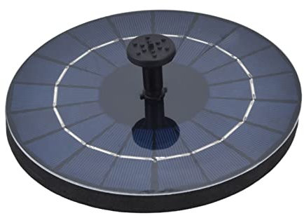 Solarbrunnen, Solar-Vogeltränkebrunnen 9V 3,5W Hohe Effizienz 180L/H für den Außenbereich