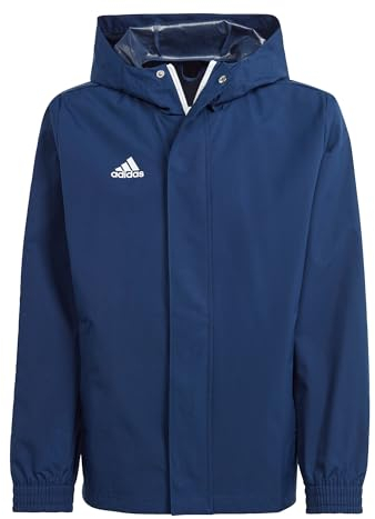 adidas Mixte enfant Entrada 22 All-Weather Jacket, Team Navy Blue 2, 13-14 Years