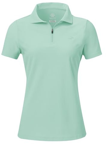 AjezMax Poloshirts Damen Kurzarm Tennis Polohemden Atmungsaktive Polo Golf T-Shirts Sommer Top