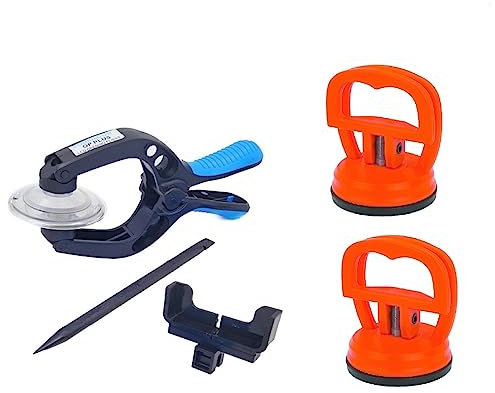Outil d'ouverture d'écran tactile LCD Pince d'ouverture avec 2 ventouses Réparation Outils Séparateur pour Apple iPhone, iPod, iPad, Samsung Galaxy, Smartphone Plus Note