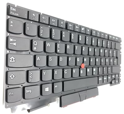 T-ProTek DEUTSCHE - Tastatur Schwarz mit Trackpoint kompatibel für Lenovo ThinkPad E14 Gen 2 (20TA000EGE)