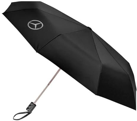 MERCEDES EQA EQB Design Faltbarer Regenschirm Schwarz 27cm